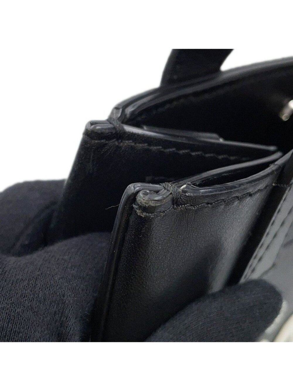 Dior Handbag and Shawn D-dior Mini Tote Leather Black Stussy Collaboration - Picture 10 of 10